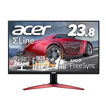 Acer ゲーミングモニター VG240YM3bmiipx 23.8インチ Amazon.co.jp: Acer ゲーミングモニター SigmaLine KG241YAbmiix
